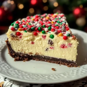 Christmas Sugar Cookie Cheesecake 6 Ingredients Easy Delicious