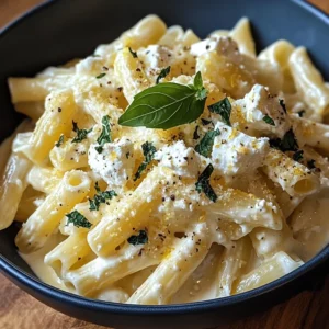 Creamy Lemon Feta Pasta 6 Ingredients Easy Delicious