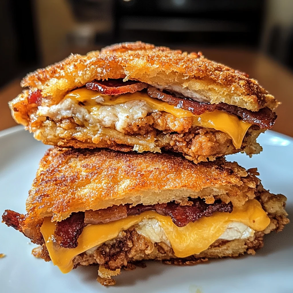 Crispy Bacon Cheeseburger Chicken Loaded Rampage Pockets
