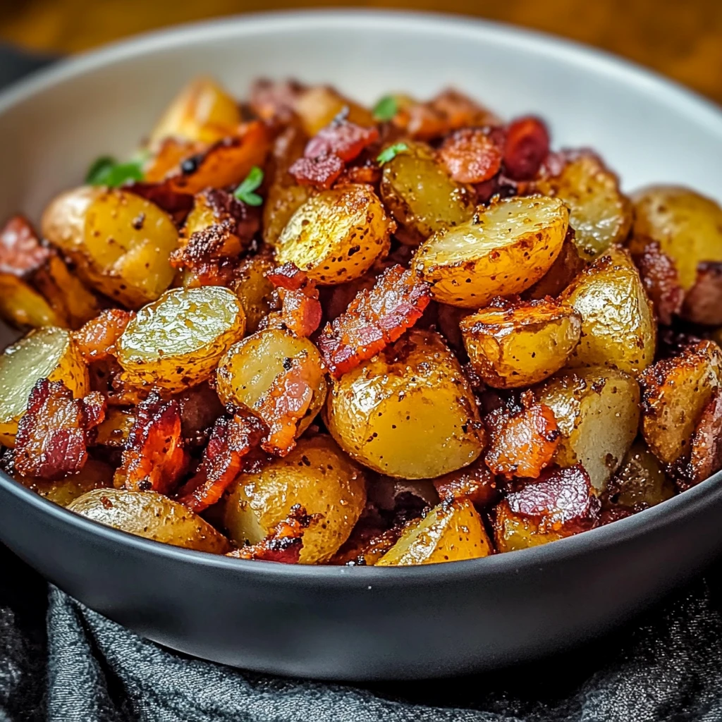 Discover the Amazing Crispy Bacon Honey Roasted Potatoes Recipe 4 Crispy Bacon Honey Roasted Potatoes 30 Minutes Ultimate Delicious