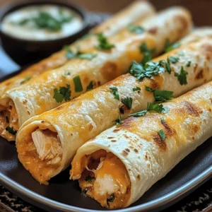 Crispy Chicken Taquitos 30 Minutes Ultimate Delicious