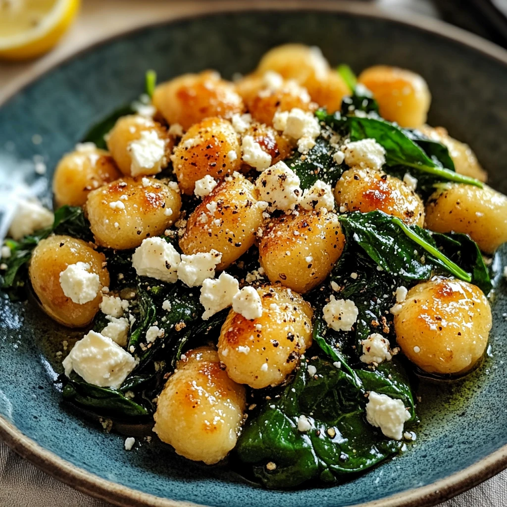 Crispy Gnocchi with Spinach and Feta: 30 Minutes to Delicious