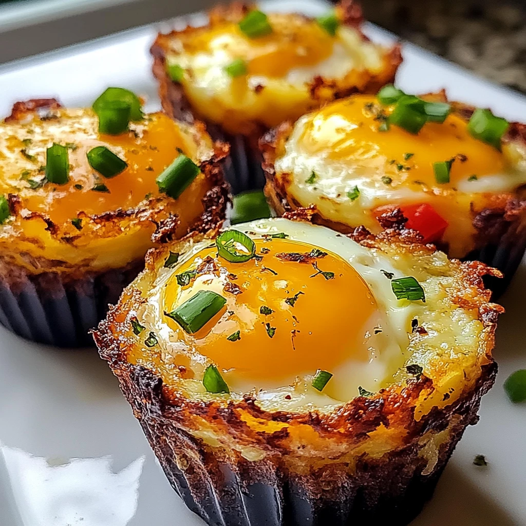 Crispy Hash Brown Egg Cups 12 Servings Easy Delicious