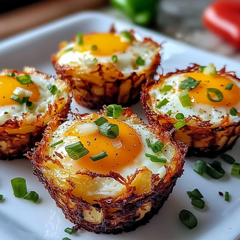 Crispy Hash Brown Egg Cups 12 Servings Easy Delicious
