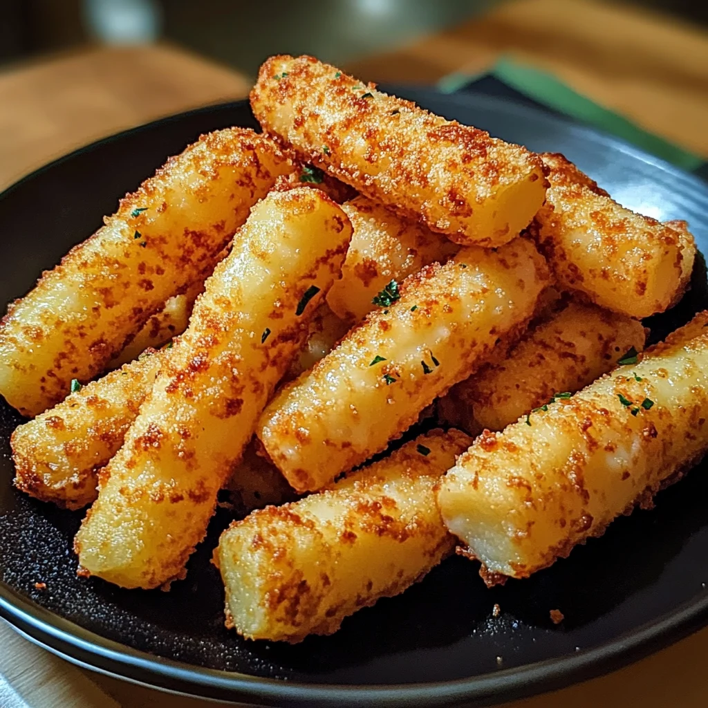 Discover the Ultimate Crispy Hungarian Potato Cheese Sticks Recipe 4 Crispy Hungarian Potato Cheese Sticks 4 Servings Awesome Delicious