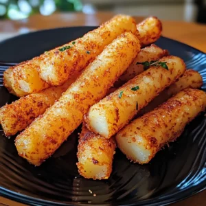 Crispy Hungarian Potato Cheese Sticks 4 Servings Awesome Delicious