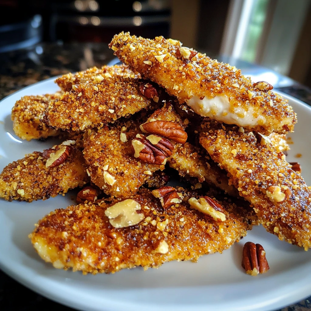 Crispy Pecan Crusted Chicken Tenders 30 Minutes Amazing