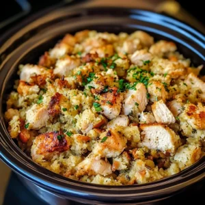 Crock Pot Chicken and Stuffing Dinner 6 Steps Ultimate Delicious