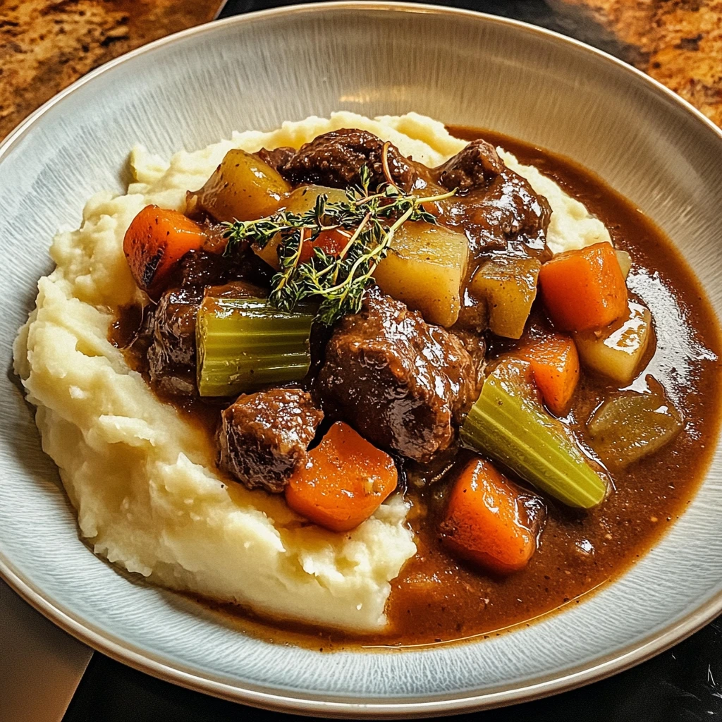 Fall Apple Cider Beef Stew 5 Steps Amazing Delicious