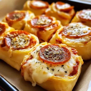 Flaky Pepperoni Pizza Rolls 30 Minutes Easy Delicious