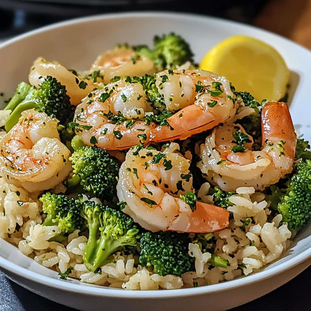 Savor the Flavor of Garlic Butter Shrimp with Broccoli Rice Today! 4 Garlic Butter Shrimp with Broccoli Rice: 30 Minutes Easy Delicious