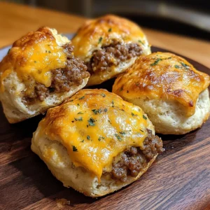 Garlic Parmesan Cheeseburger Bombs 30 Minutes Easy Delicious