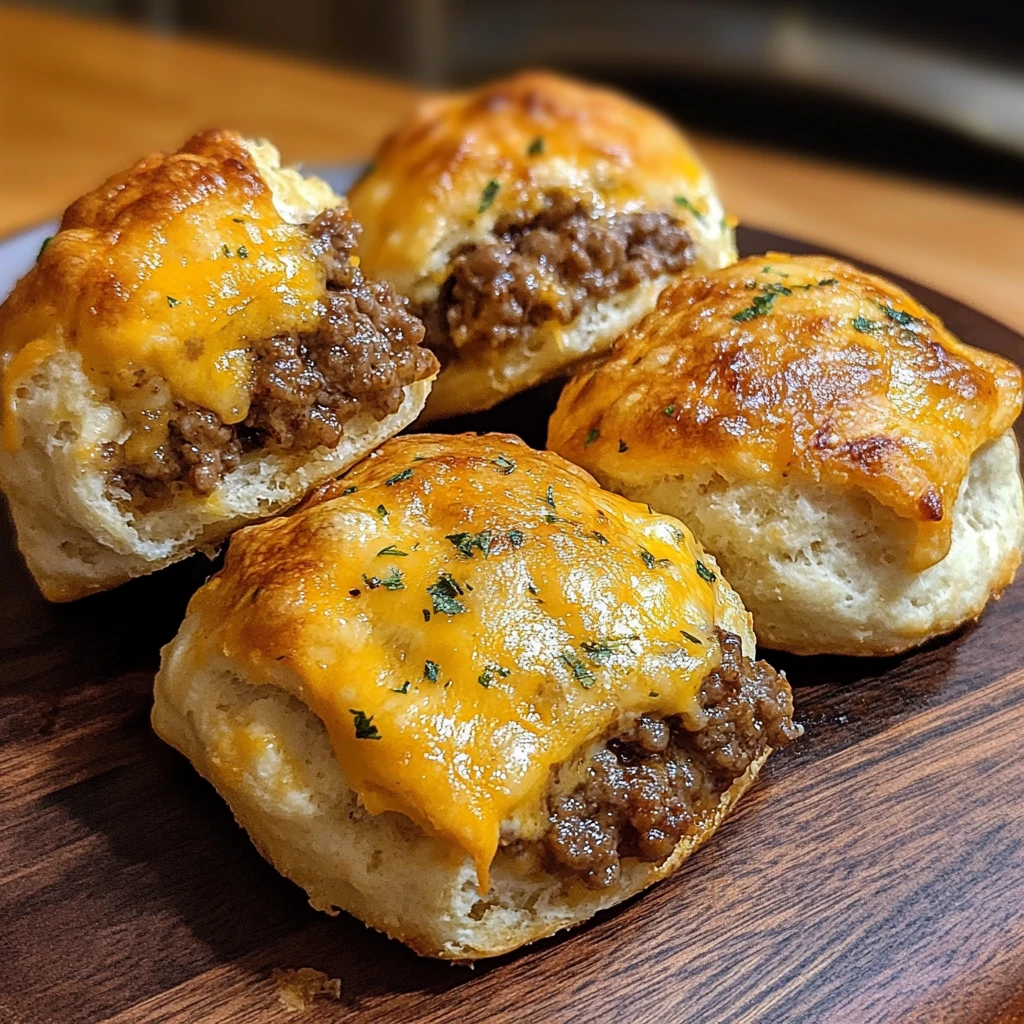 Garlic Parmesan Cheeseburger Bombs 30 Minutes Easy Delicious
