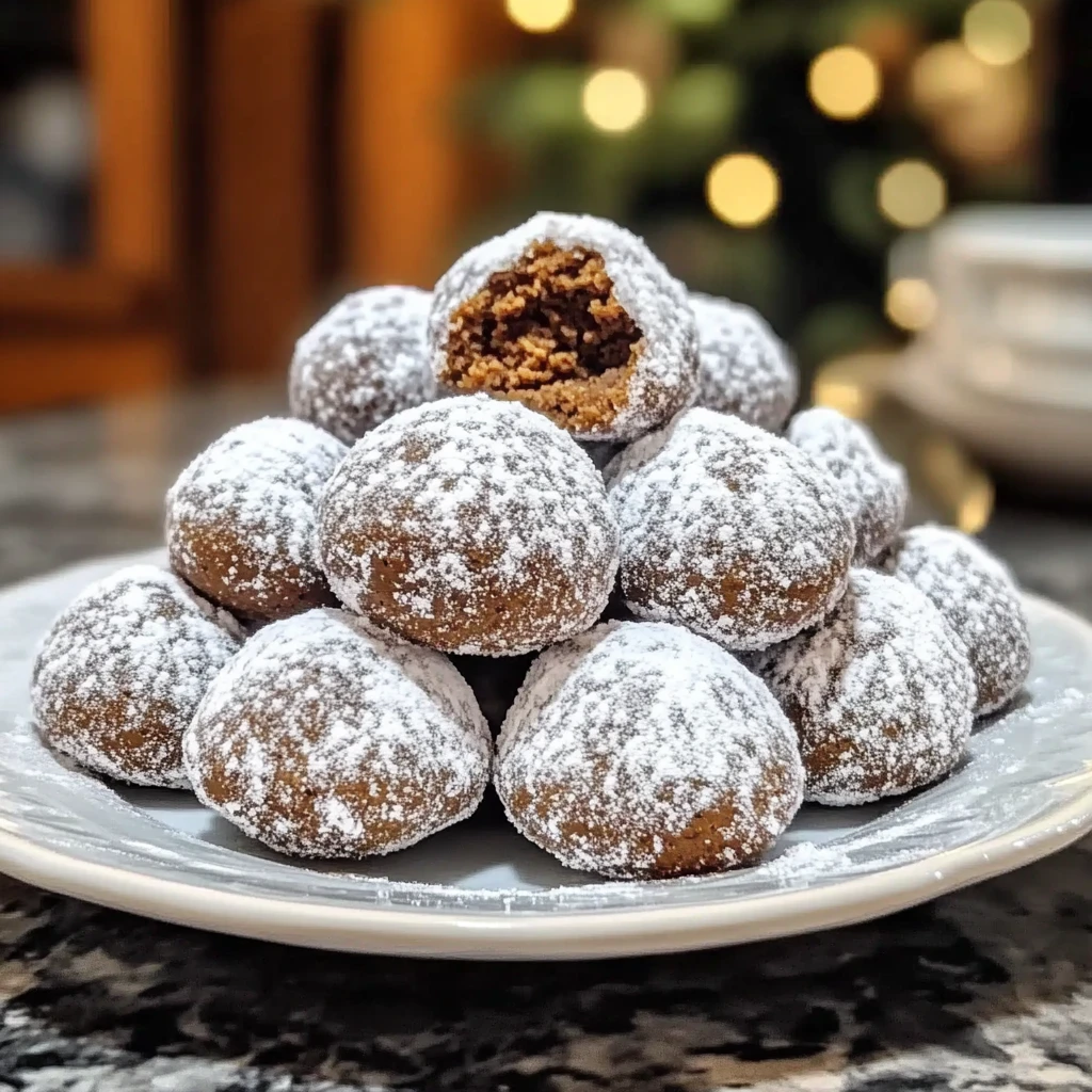 Gingerbread Snowball Cookies 5 Steps Ultimate Delicious
