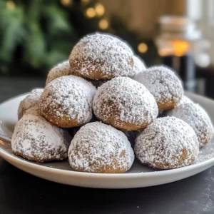 Gingerbread Snowball Cookies 5 Steps Ultimate Delicious