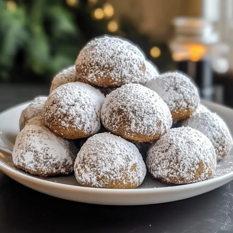 Gingerbread Snowball Cookies 5 Steps Ultimate Delicious