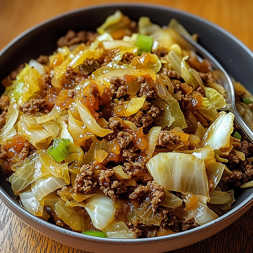 Ground Beef and Chopped Cabbage 30 Minutes Easy Delicious