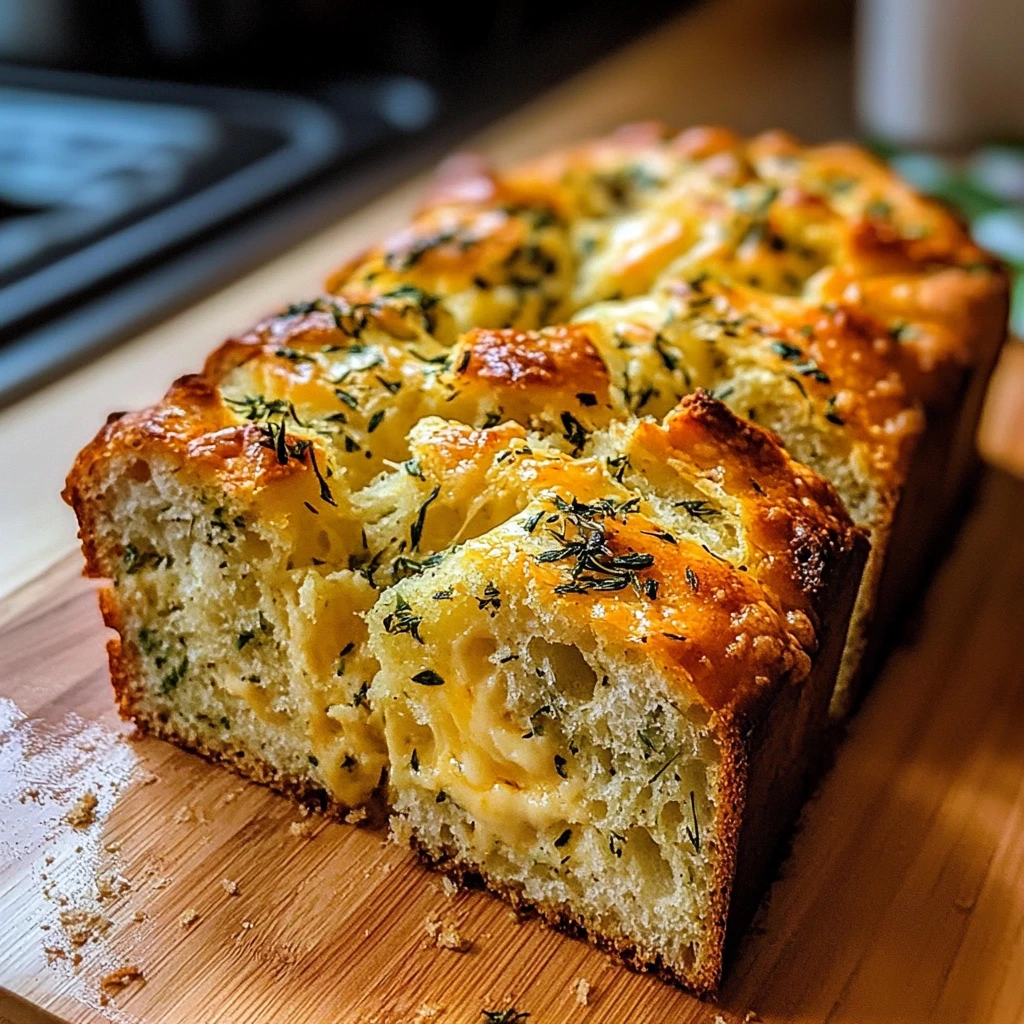 Herb & Cheese Quick Bread 5 Steps Ultimate Delicious