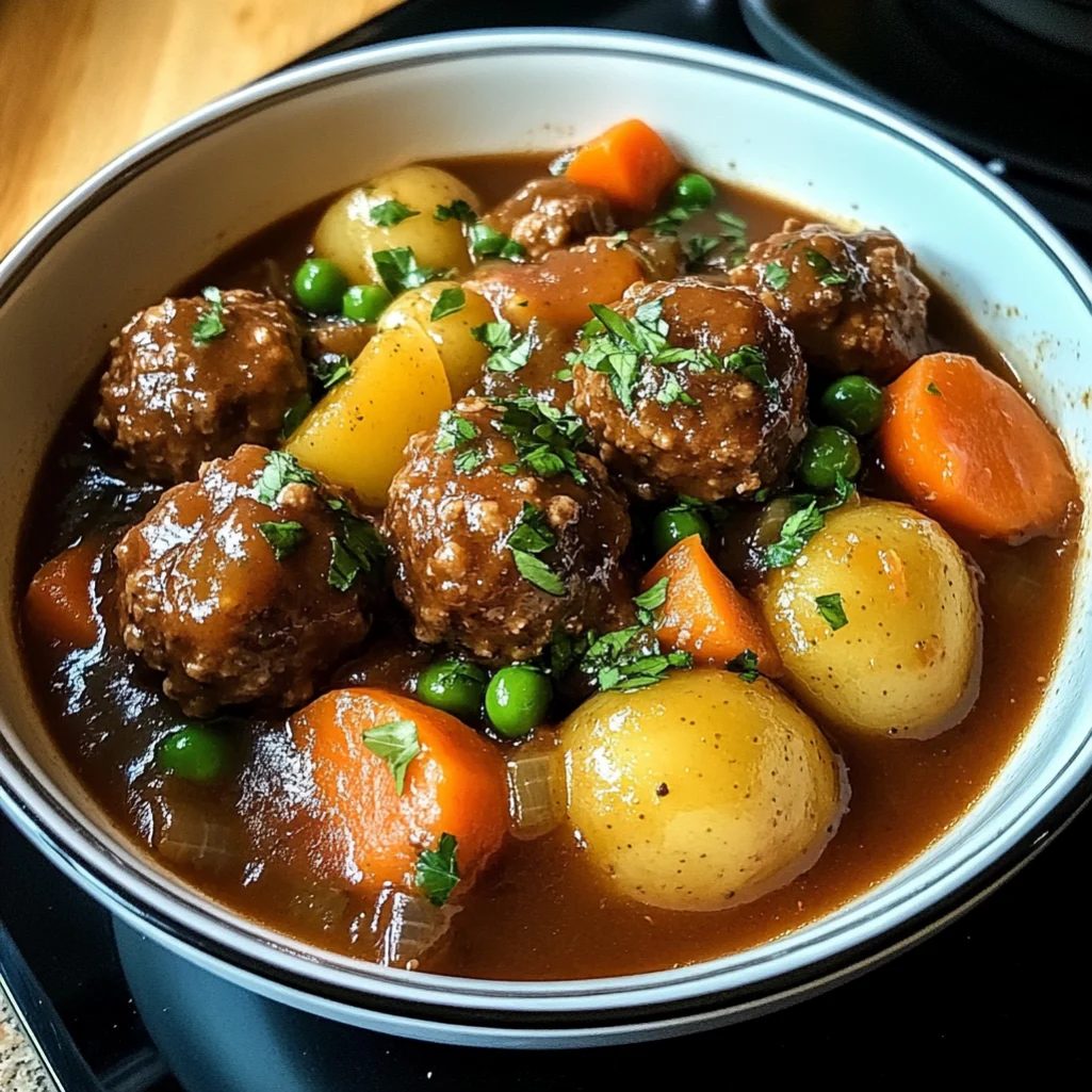 Irish Meatball Stew 30 Minutes Ultimate Delicious