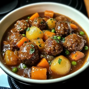 Irish Meatball Stew 30 Minutes Ultimate Delicious