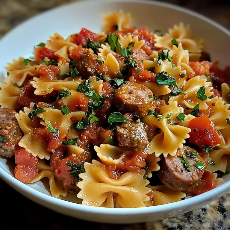 Italian Sausage with Bow Tie Pasta 30 Minutes Ultimate Delicious