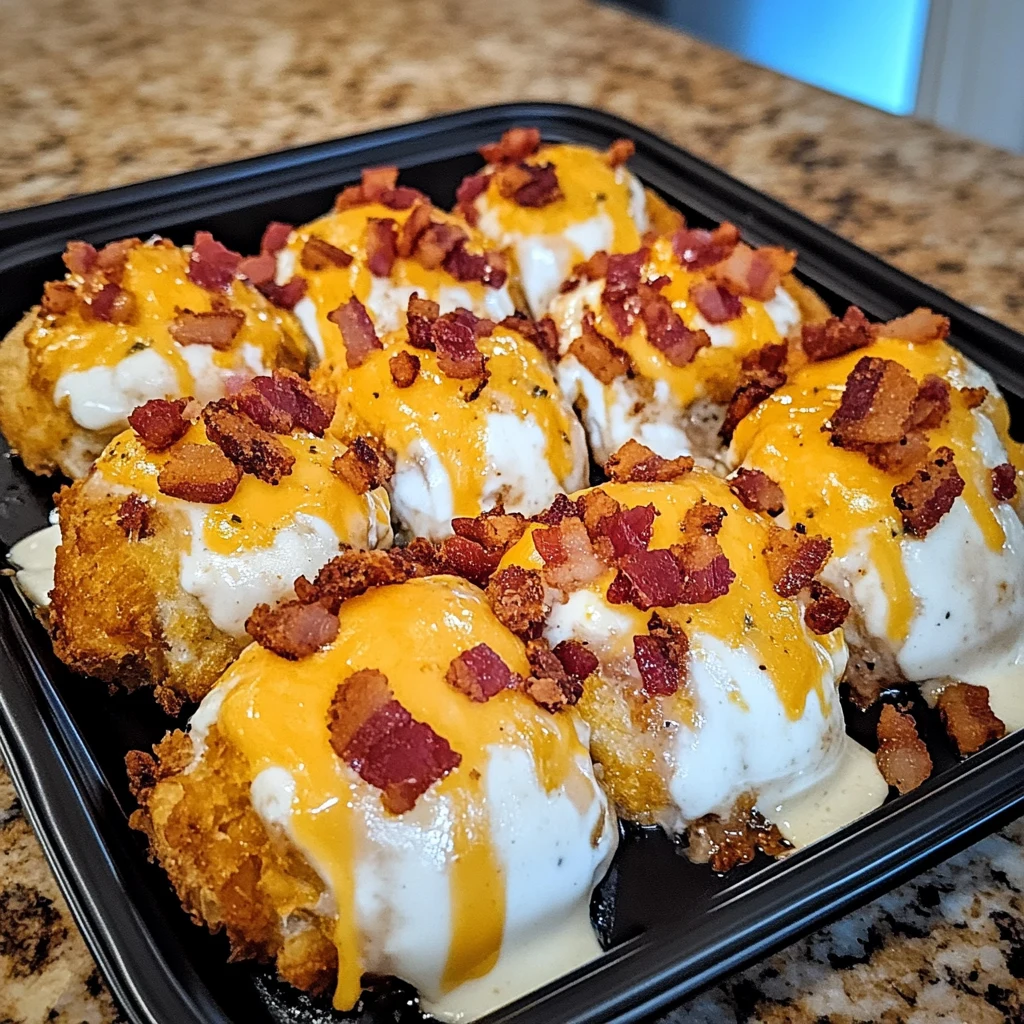 Make Irresistible Monster Ranch Chicken Bacon Blizzard Bombs Today! 4 Monster Ranch Chicken Bacon Blizzard Bombs 30 Minutes Awesome Delicious
