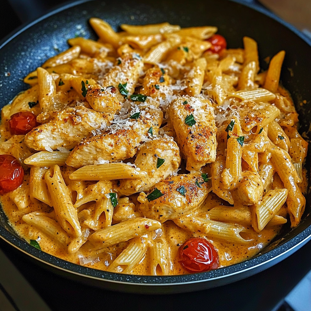 One-Pan Creamy Sweet and Spicy Cajun Chicken Pasta 30 Minutes Ultimate Delicious