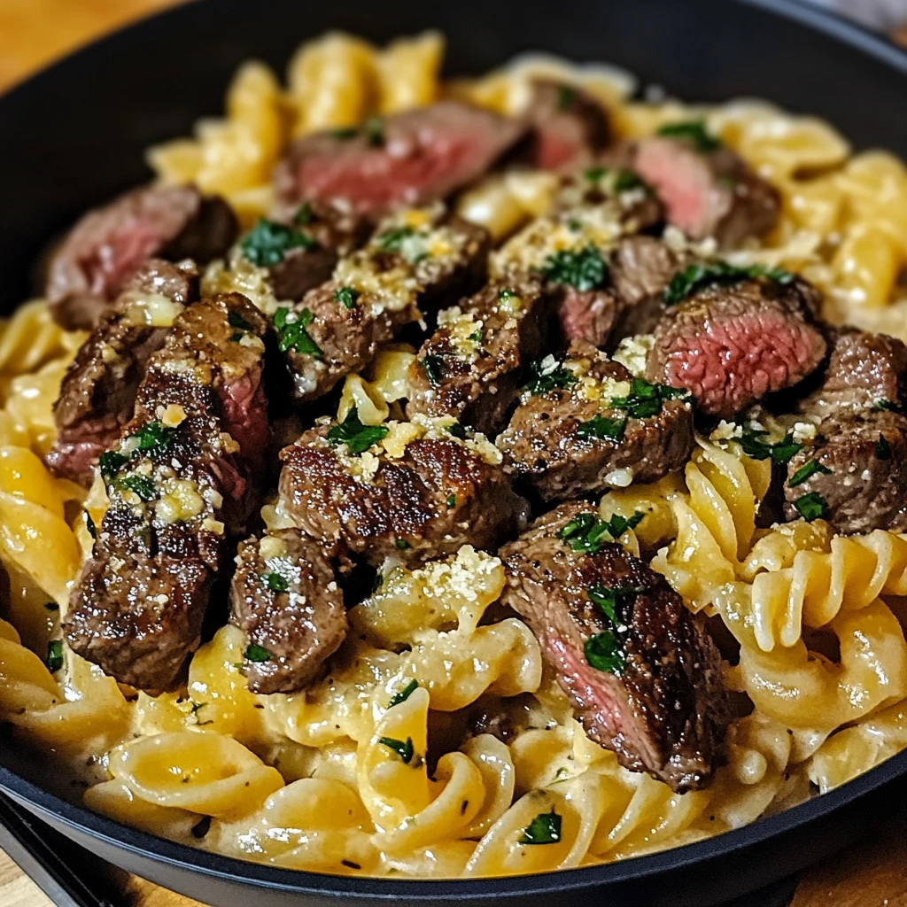 One-Pot Creamy Spicy Garlic Butter Steak & Pasta – 30 Minutes – Ultimate – Delicious