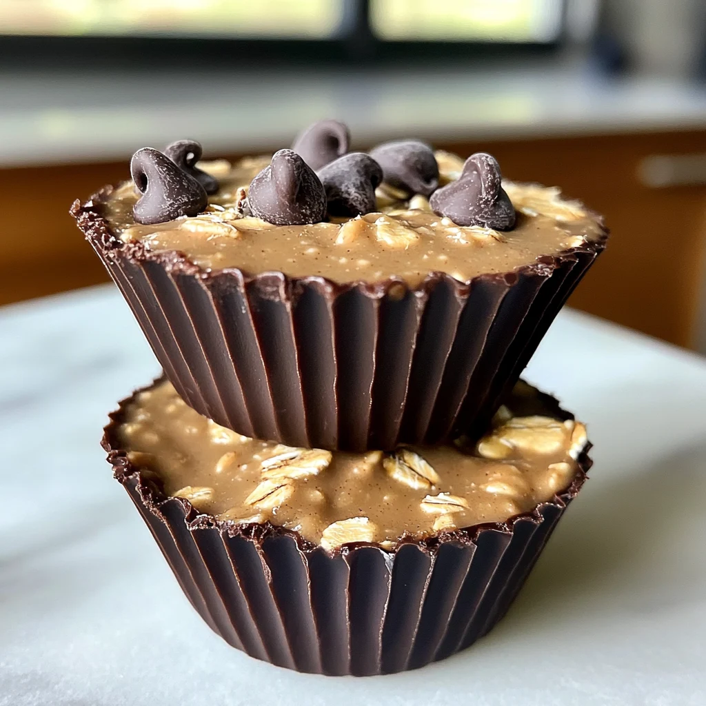 Peanut Butter Protein Oatmeal Cups 4 Servings Easy Delicious