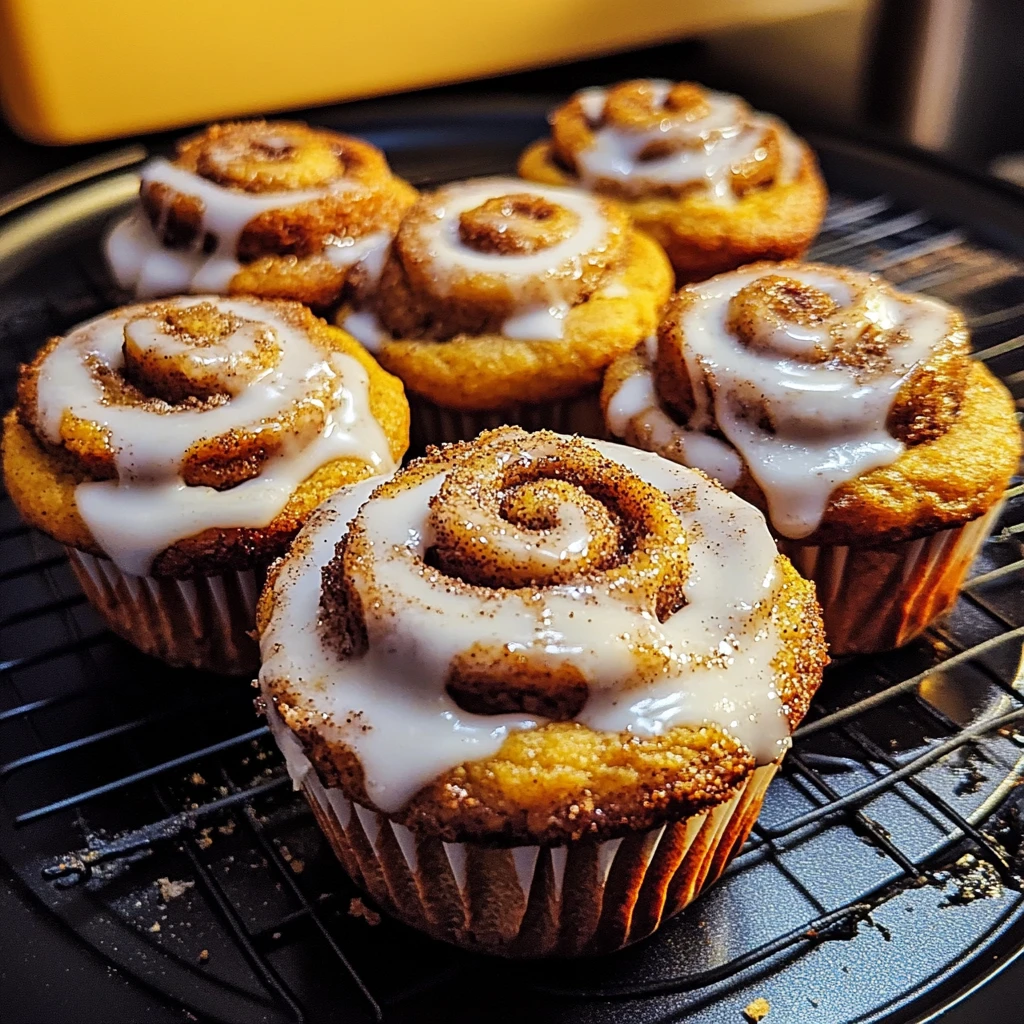 Bake Irresistible Pumpkin Cinnamon Roll Muffins in Just 20 Minutes! 4 Pumpkin Cinnamon Roll Muffins 20 Minutes Easy Delicious