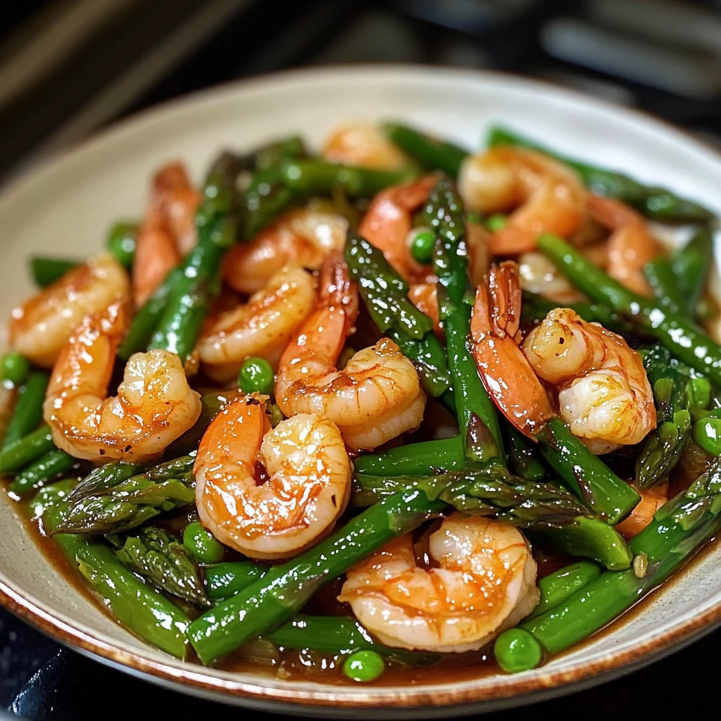 Whip Up a Scrumptious Shrimp Asparagus Stir Fry in No Time! 4 Shrimp Asparagus Stir Fry 5 Steps Easy Delicious