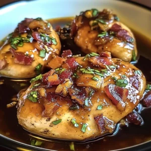 Slow Cooker Bacon Brown Sugar Garlic Chicken 4 Servings Easy Delicious