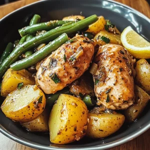 Slow Cooker Chicken and Potatoes with Green Beans: 7 Ingredients Easy Delicious