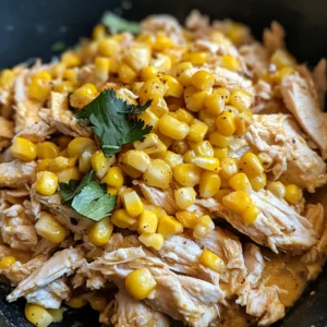 Slow Cooker Street Corn Chicken 4 Ingredients Easy Delicious