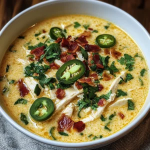 Spicy Jalapeño Popper Chicken Soup 30 Minutes Ultimate Delicious