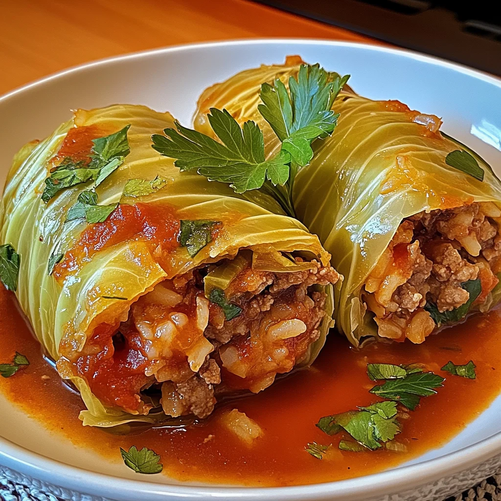 Stuffed Cabbage Rolls 4 Servings Ultimate Delicious