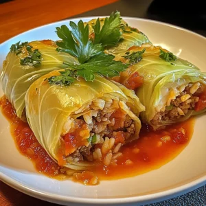 Stuffed Cabbage Rolls 4 Servings Ultimate Delicious