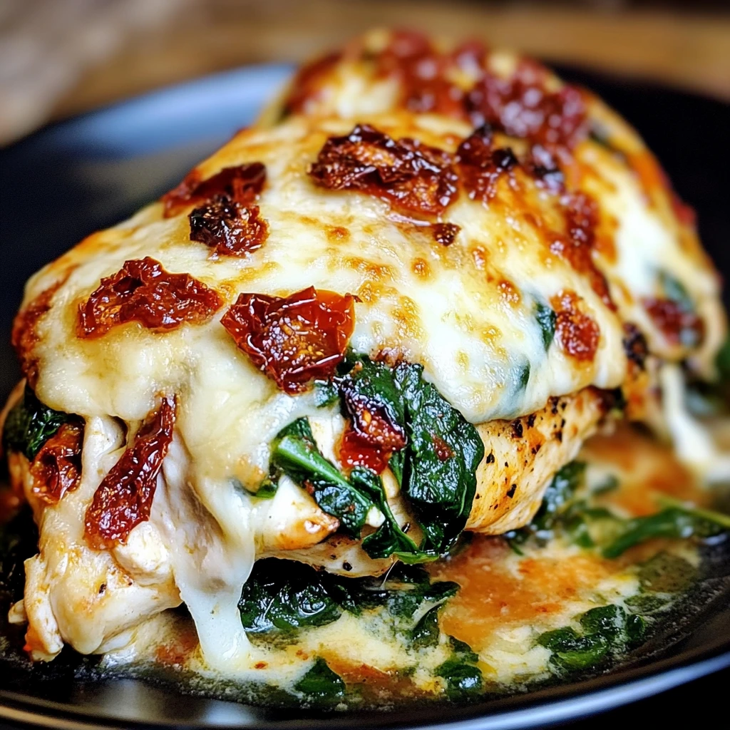 Sundried Tomato & Spinach Chicken 4 Servings Easy Delicious