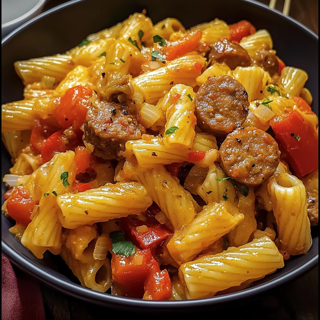 Sweet Pepper and Sausage Pasta 30 Minutes Ultimate Delicious