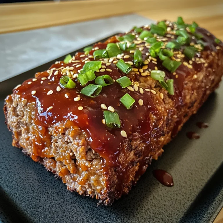 Sweet & Spicy Korean BBQ Meatloaf 45 Minutes Ultimate Delicious