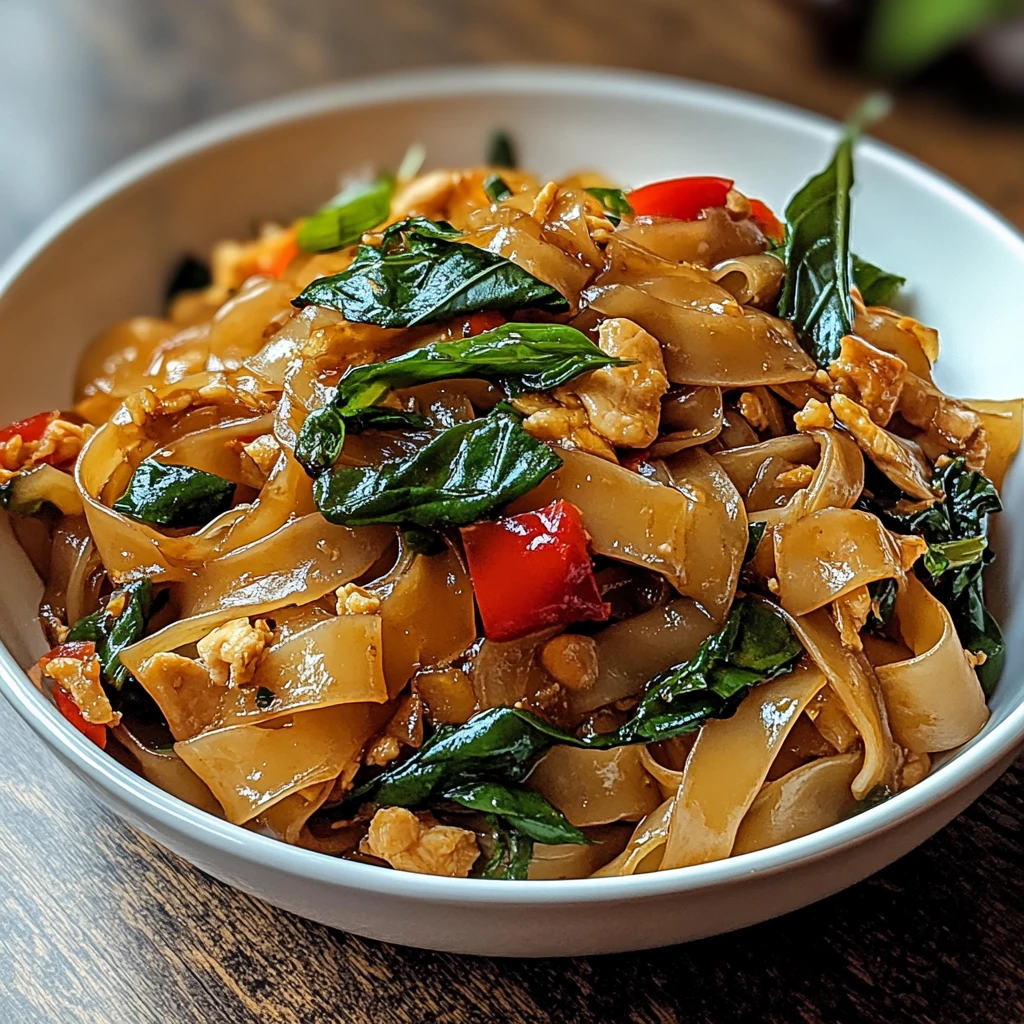 Thai Drunken Noodles 5 Steps Easy Delicious