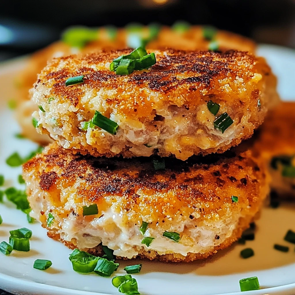 Tuna Melt Patties 4 Servings Easy Delicious