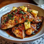Air Fryer Pineapple Teriyaki Chicken Breast 30 Minutes Easy Delicious