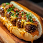 Savor the Flavor with These Bacon Cheeseburger Meatballs! 5 Indulge in Bacon Cheeseburger Meatball, a delicious recipe perfect for gatherings. Try it today for an amazing meal!