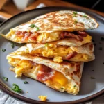 Make Satisfying Bacon Egg Cheese Breakfast Quesadillas at Home 5 Bacon Egg Cheese Breakfast Quesadillas 4 Servings Easy Delicious