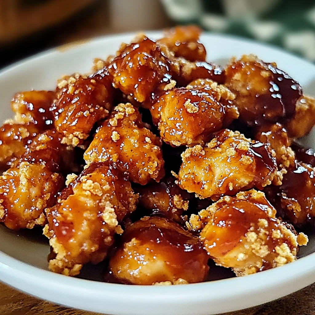 Baked Honey BBQ Popcorn Chicken 30 Minutes Easy Delicious