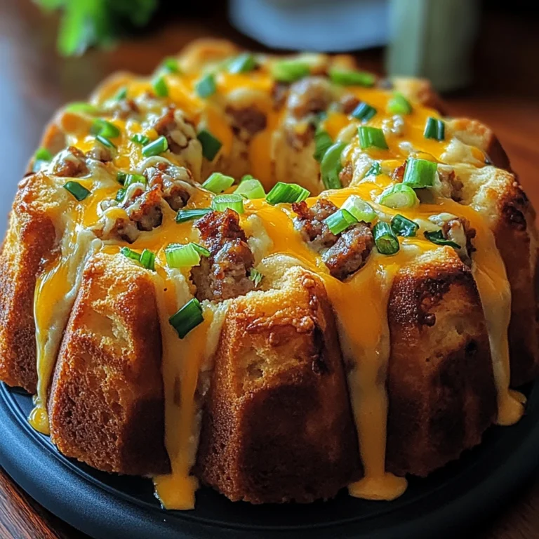 Breakfast Biscuit Bundt Cake 6 Ingredients Easy Delicious