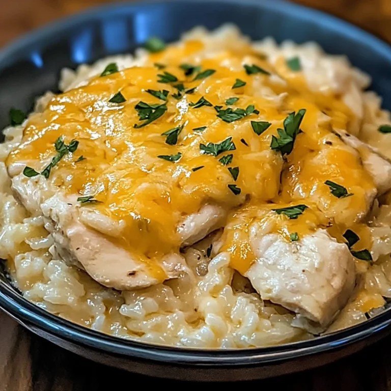 Cheesy Chicken and Rice 5 Steps Ultimate Delicious