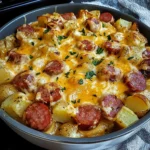 Enjoy the Cheesy Potato Kielbasa Dish for a Quick Comfort Meal 5 Cheesy Potato Kielbasa Dish 30 Minutes Ultimate Delicious