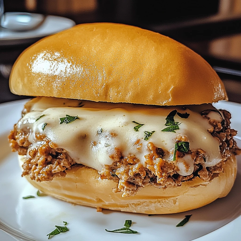Indulge in Chicken Alfredo Sloppy Joes for a Creamy Delight 4 Chicken Alfredo Sloppy Joes 4 Servings Easy Delicious